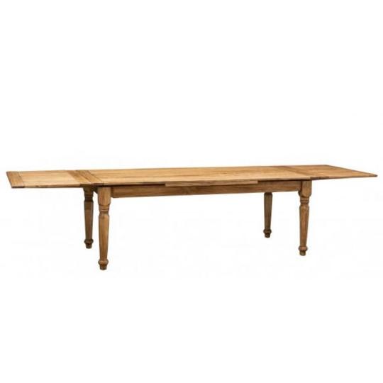 biscottini provence rustikalny provansalsky prirodny dreveny velkorozmerny stol rozkladaci rozsiritelny otvaraci masivny mediteransky vidiecky mediteransky chata jedalen.jpg